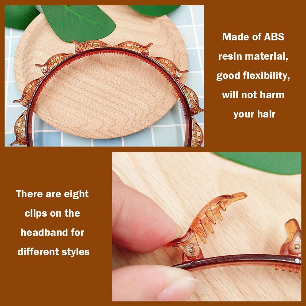 1+3 Gratis | BraidedGlow™ | Geflochtenes Stirnband – Stilvoller Halt mit unsichtbaren Klammern für jeden Tag |