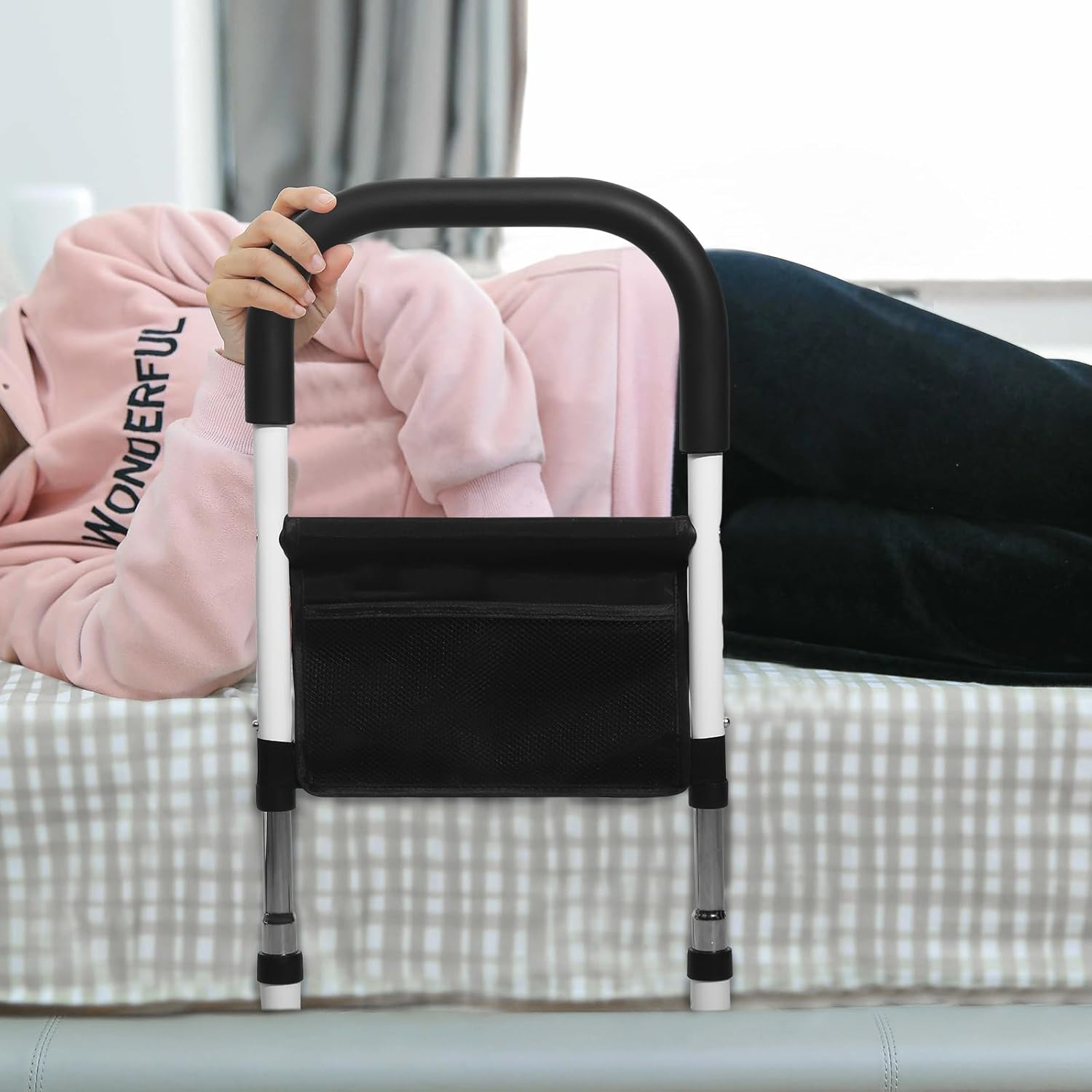 50% Rabatt | BedClip™ | Höhenverstellbar mit rutschfestem Griff & praktischer Aufbewahrungstasche