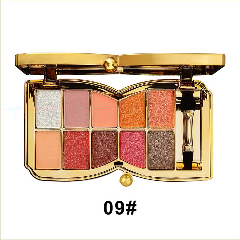 50% Rabatt | ShimmerGlam Pro | 10 Farben Sparkle Shimmer Lidschattenpalette