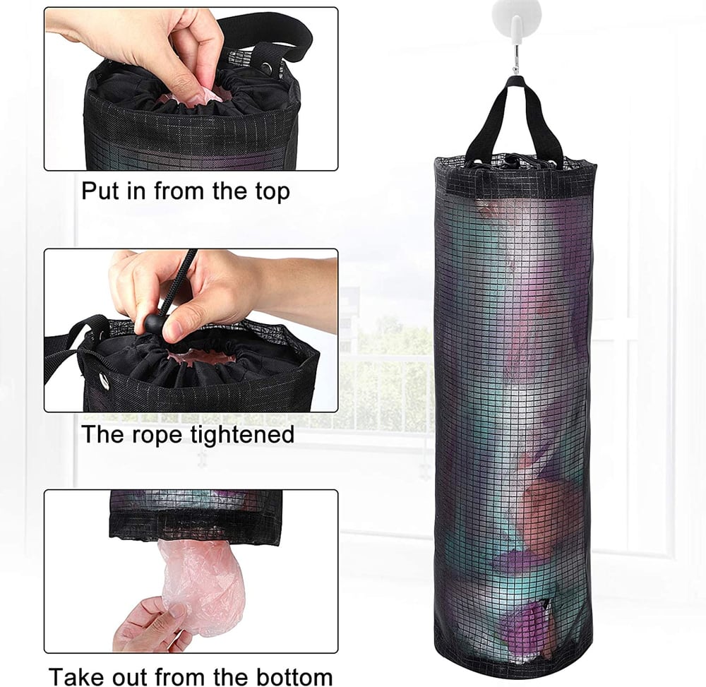 HangBag™ | Hängender Netz-Organizer für Tüten – Plastiktüten ordentlich verstauen
