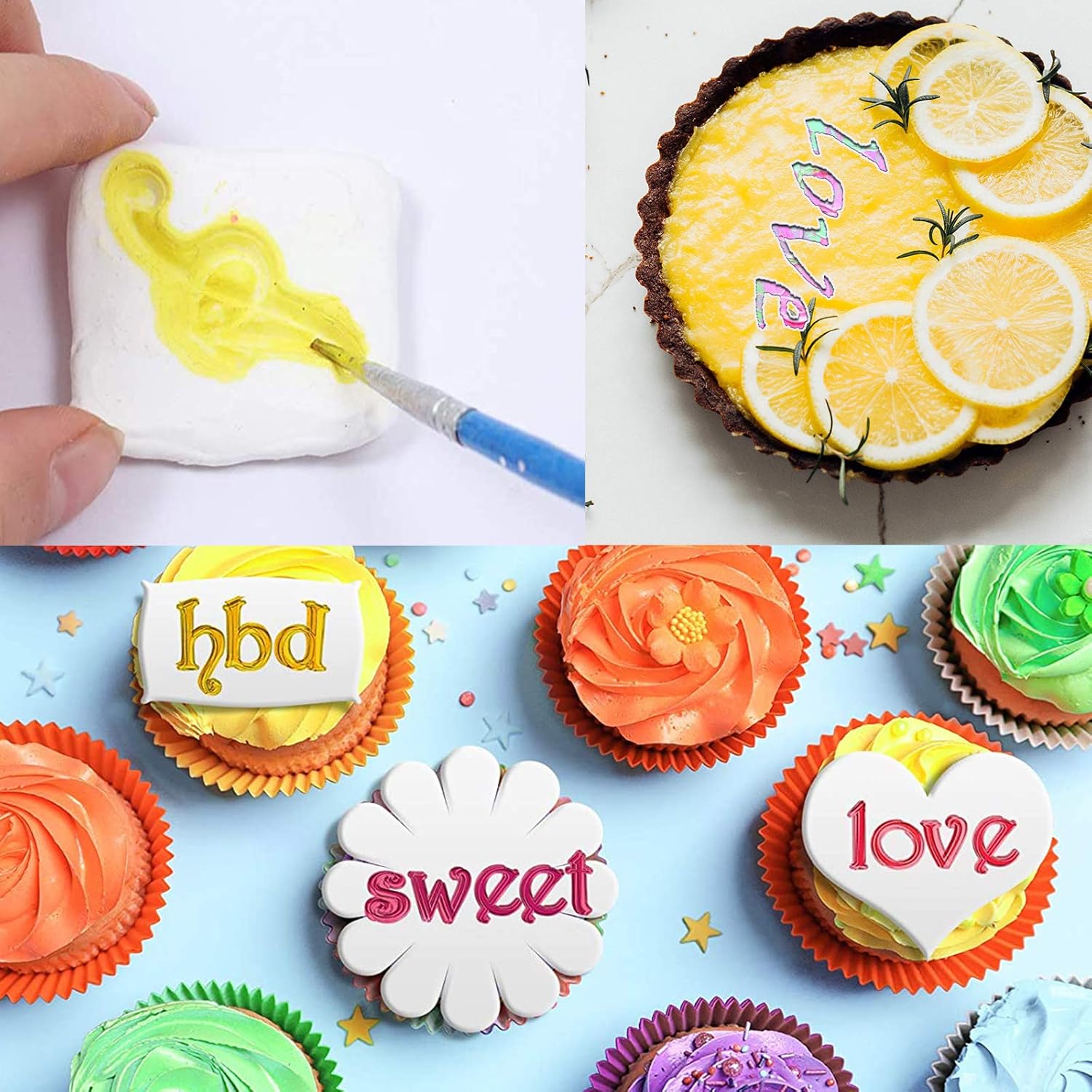 1+1 Gratis | ImprintCake™ | Alphabet-Kuchen-Stempel-Set