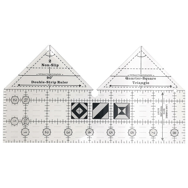 QuiltPro™ | 90-Grad-Doppelstreifen-Nestgröße