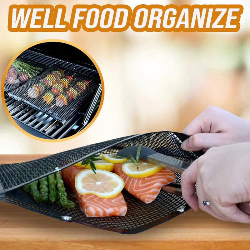 1+1 GRATIS | EasyBBQ™ - Wiederverwendbare BBQ-Mesh-Grilltaschen