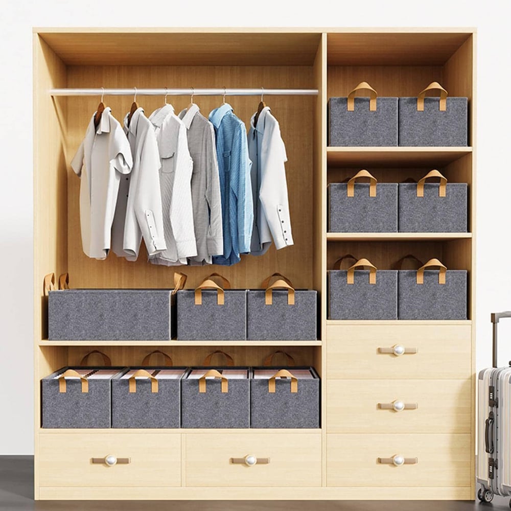 1+1 GRATIS | FoldBox™ | Falt-Kleiderschrank mit hoher Tragkraft – Atmungsaktiv & feuchtigkeitsfest