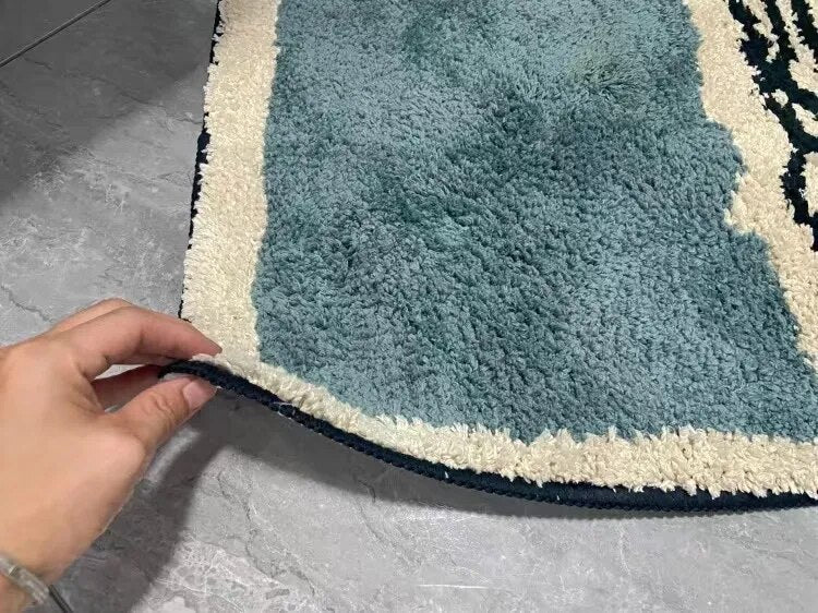 HavenMat | Abstrakte Anti-Rutsch Badematte im skandinavischen Stil