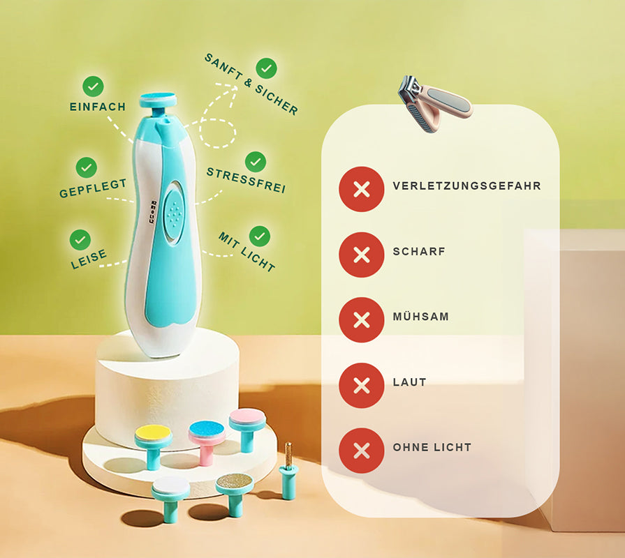 BabyTrim™ | Sanfte und sichere Nagelpflege für Babys