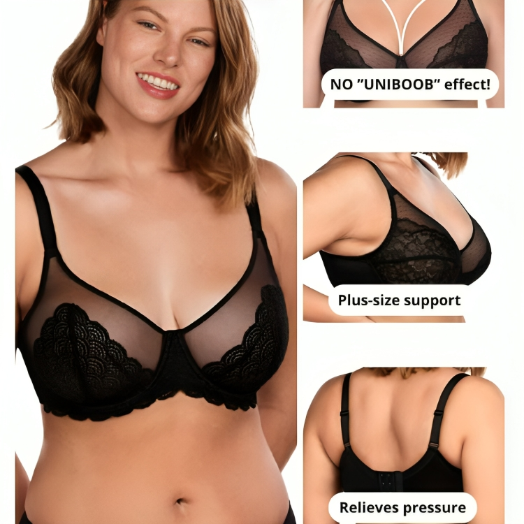 2+1 GRATIS | SlimFit™ - Ein BH, der Ihre Brüste sanft verkleinert!