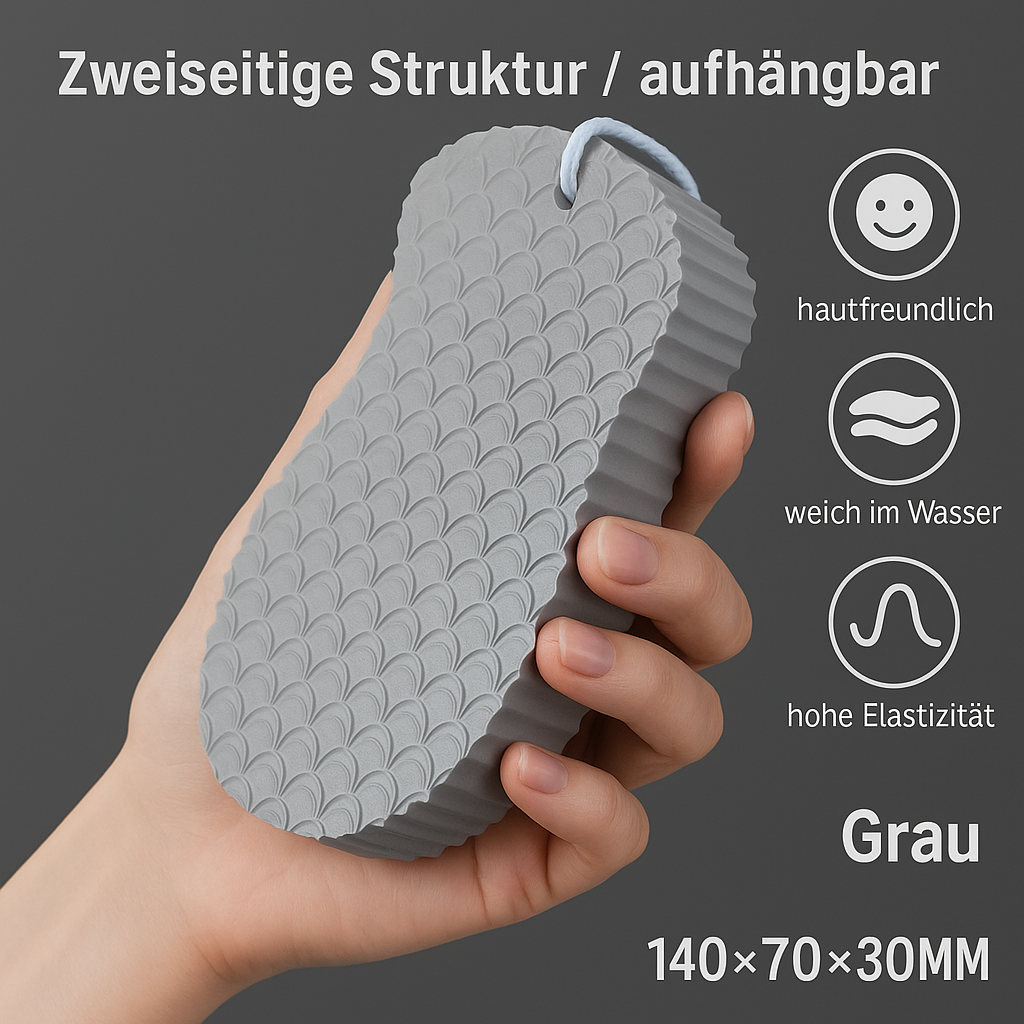 1+1 Gratis | ExfoliatSponge™  | eine seidige, strahlende Haut nach jeder Dusche