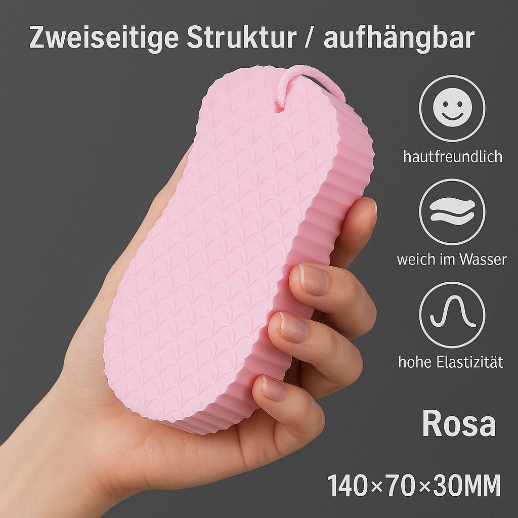 1+1 Gratis | ExfoliatSponge™  | eine seidige, strahlende Haut nach jeder Dusche