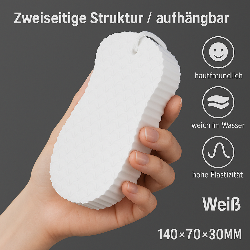 1+1 Gratis | ExfoliatSponge™  | eine seidige, strahlende Haut nach jeder Dusche