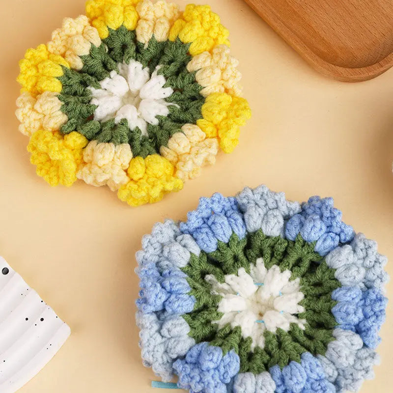 BloomCraft™  | DIY Untersetzer-Set Maiglöckchen 4 Farben – Kreativ basteln & dekorieren