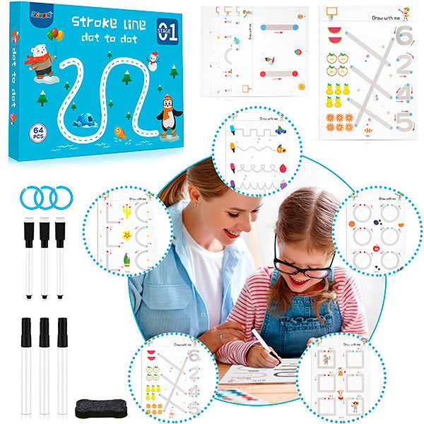 1+2 GRATIS | KinderLogik™ | Interaktives Aktivitätsset für Kinder