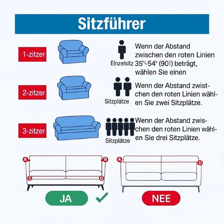 CozyCover™ | Eleganter Sofabezug für festlichen Schutz