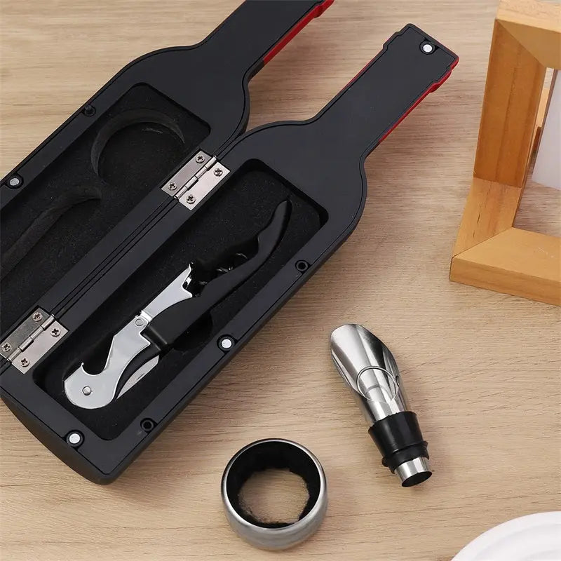 VinoLuxe™ | Das 5-in-1 Geschenkset für Weinliebhaber!