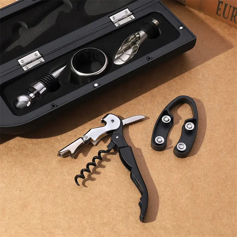 VinoLuxe™ | Das 5-in-1 Geschenkset für Weinliebhaber!