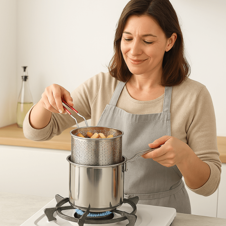 FryPan Master™ | In Ihrer Küche erzielen Sie jedes Mal Ergebnisse in Restaurantqualität