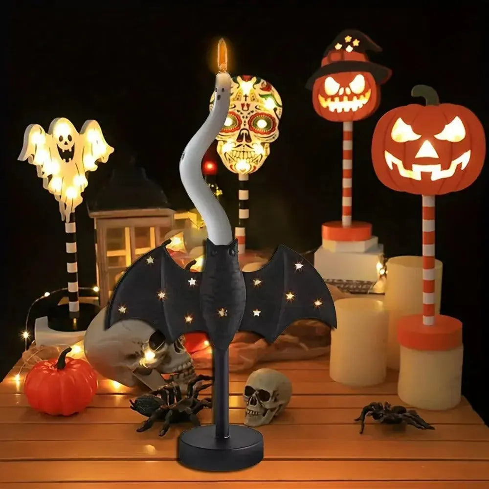 BatGlow™ | Halloween Fledermaus-Kerzenhalter – Dunkel, gemütlich & dekorativ