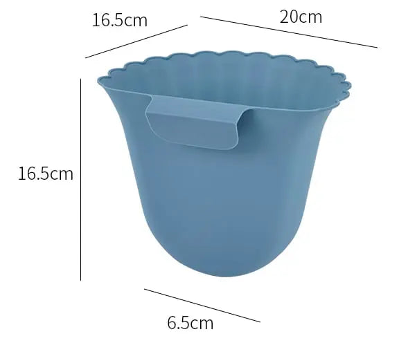 BloomBin™ | Hängender Abfalleimer – Platzsparender Küchenmülleimer mit Clip-Design