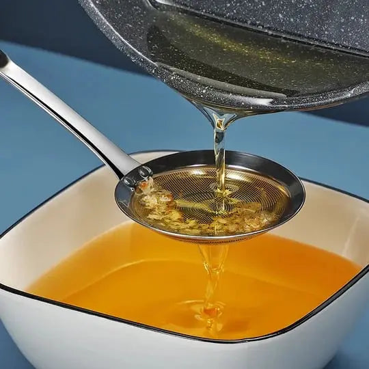 Siftly™ | Hochwertiges Edelstahlsieb fein – Perfekt zum Filtern & Abtropfen