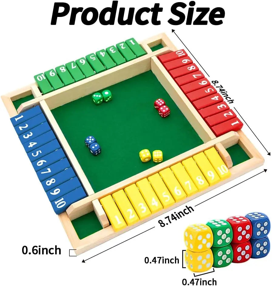 ShutBox™ | Holzspielset – unvergesslicher Familienspaß garantiert