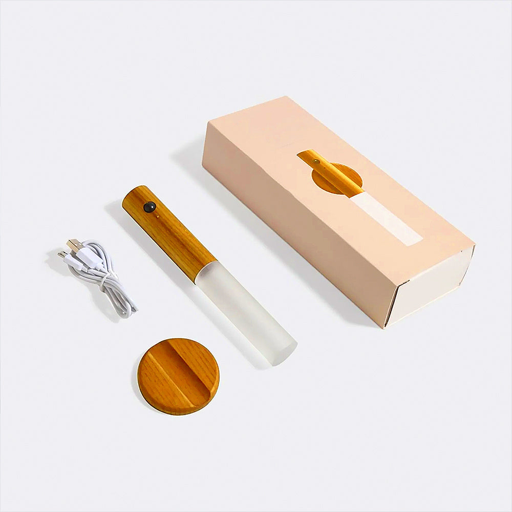 1+1 Gratis | BrightWood™ | Stilvolle kabellose Magnetlampe mit Holz