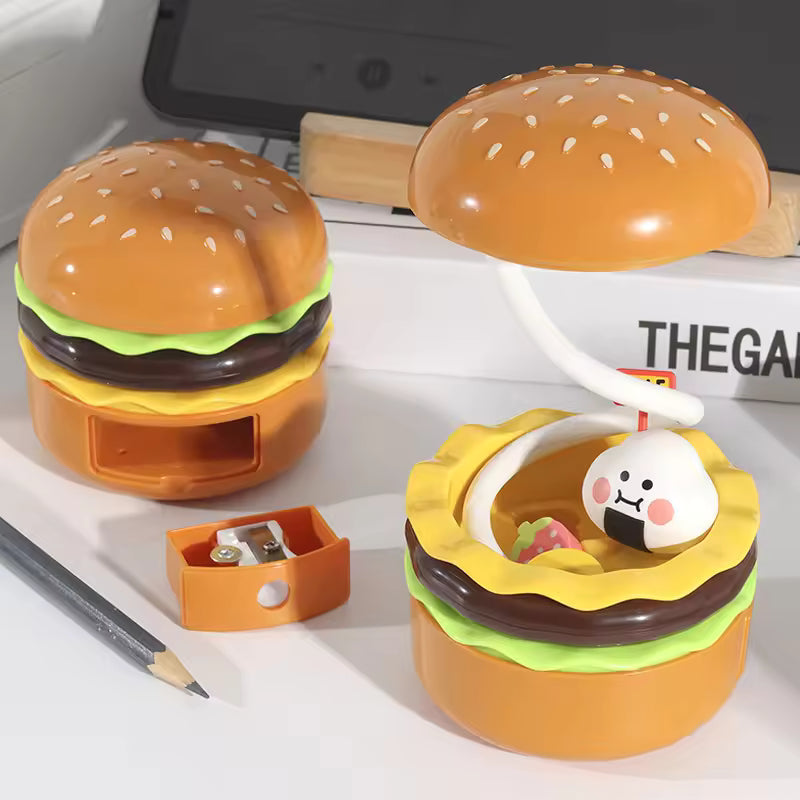 50% RABATT | LumoBurger™ | Faltbare LED Burger-Lampe – USB Nachtlicht & Deko für Kinder & Zuhause