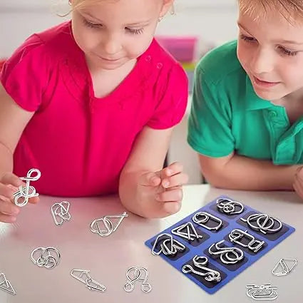 MetalMind™ | Metall Denkspiele Set — fördert Kreativität und schult logisches Denken spielerisch