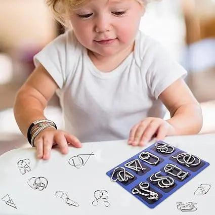 MetalMind™ | Metall Denkspiele Set — fördert Kreativität und schult logisches Denken spielerisch