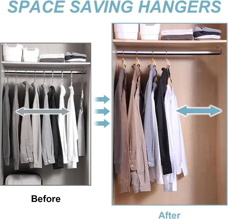 HangWise™ | Multifunktions-Kleiderbügelhaken – Schnell Outfits planen & platzsparend sortieren