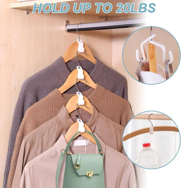 HangWise™ | Multifunktions-Kleiderbügelhaken – Schnell Outfits planen & platzsparend sortieren