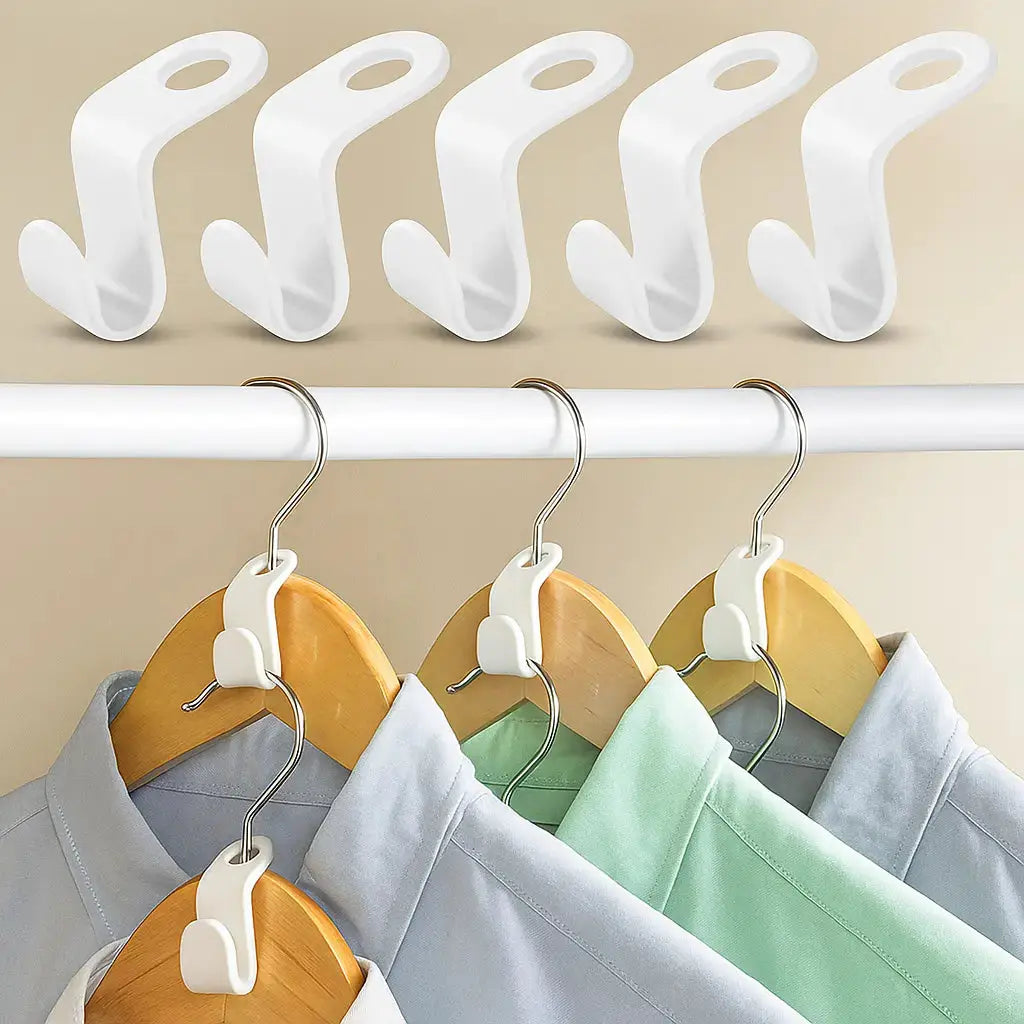 HangWise™ | Multifunktions-Kleiderbügelhaken – Schnell Outfits planen & platzsparend sortieren