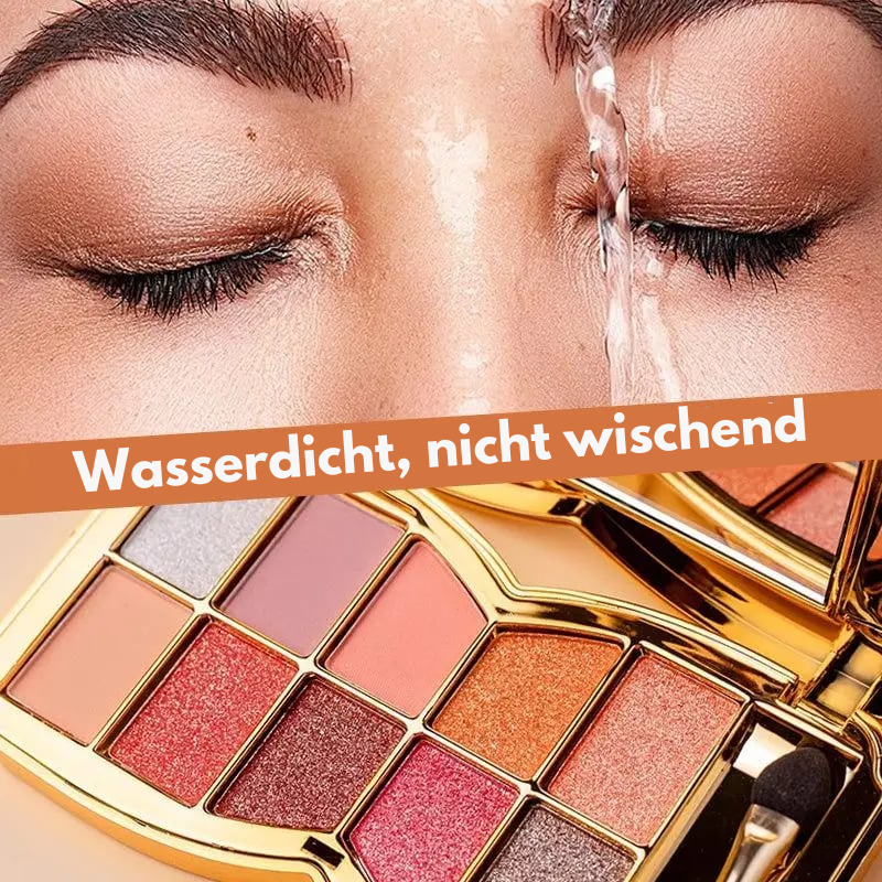 50% Rabatt | ShimmerGlam Pro | 10 Farben Sparkle Shimmer Lidschattenpalette