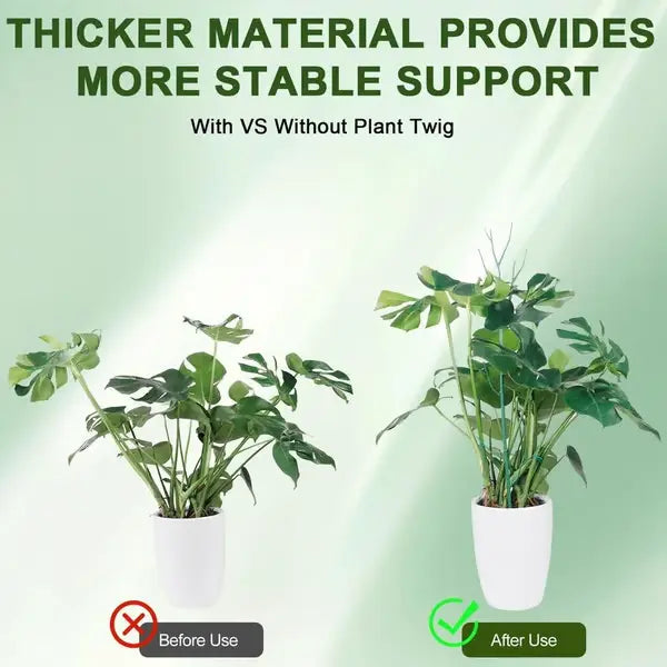 GrowFlex™ | Pflanzenstützen Set — Verhindert das Umkippen großer Blätterpflanzen 5er-Set