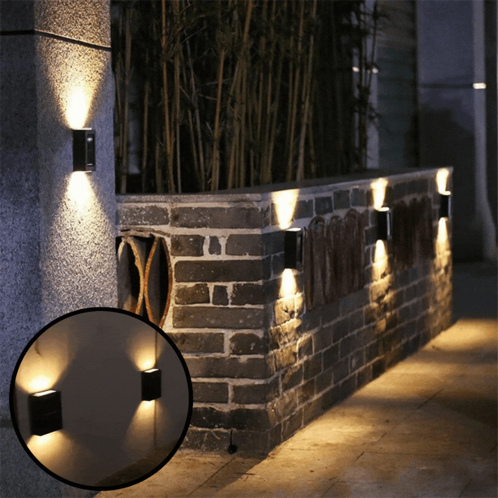 1+1 GRATIS | SolarWand™ | Luxuriöse LED-Solar-Wandleuchte [Letzter Tag Rabatt]