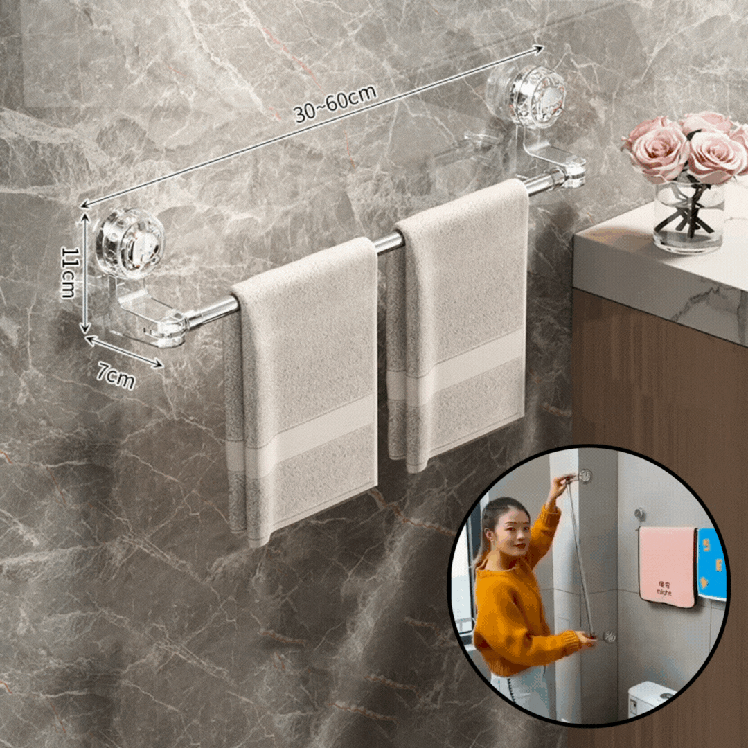 HomeFlex™ | Flexibler Handtuchhalter ohne Bohren