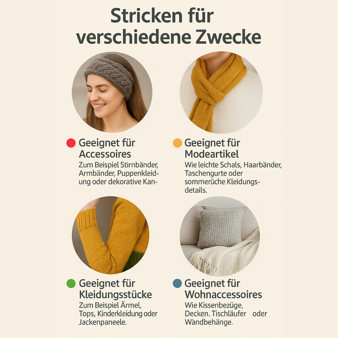 1+1 Gratis | WoolMagic | Die schnellste und einfachste Art zu stricken!