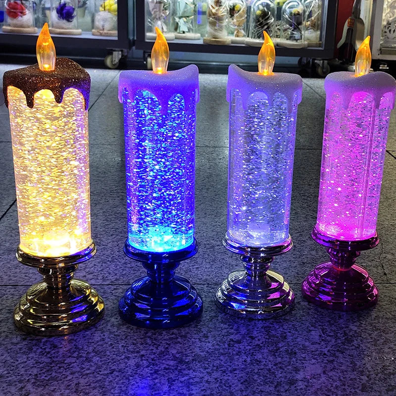 50% RABATT | ChristFlame™ | Dekorative Glitzerkerze