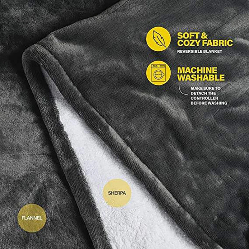 ThermaBlanket™ | Elektrische Kuscheldecke mit 6 Heizstufen