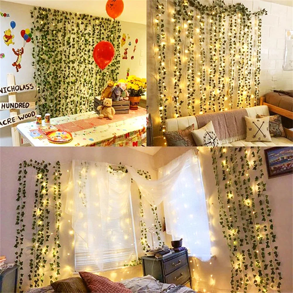 1+1 GRATIS | LumiVine™ | Leuchtende Efeu-Lichterkette