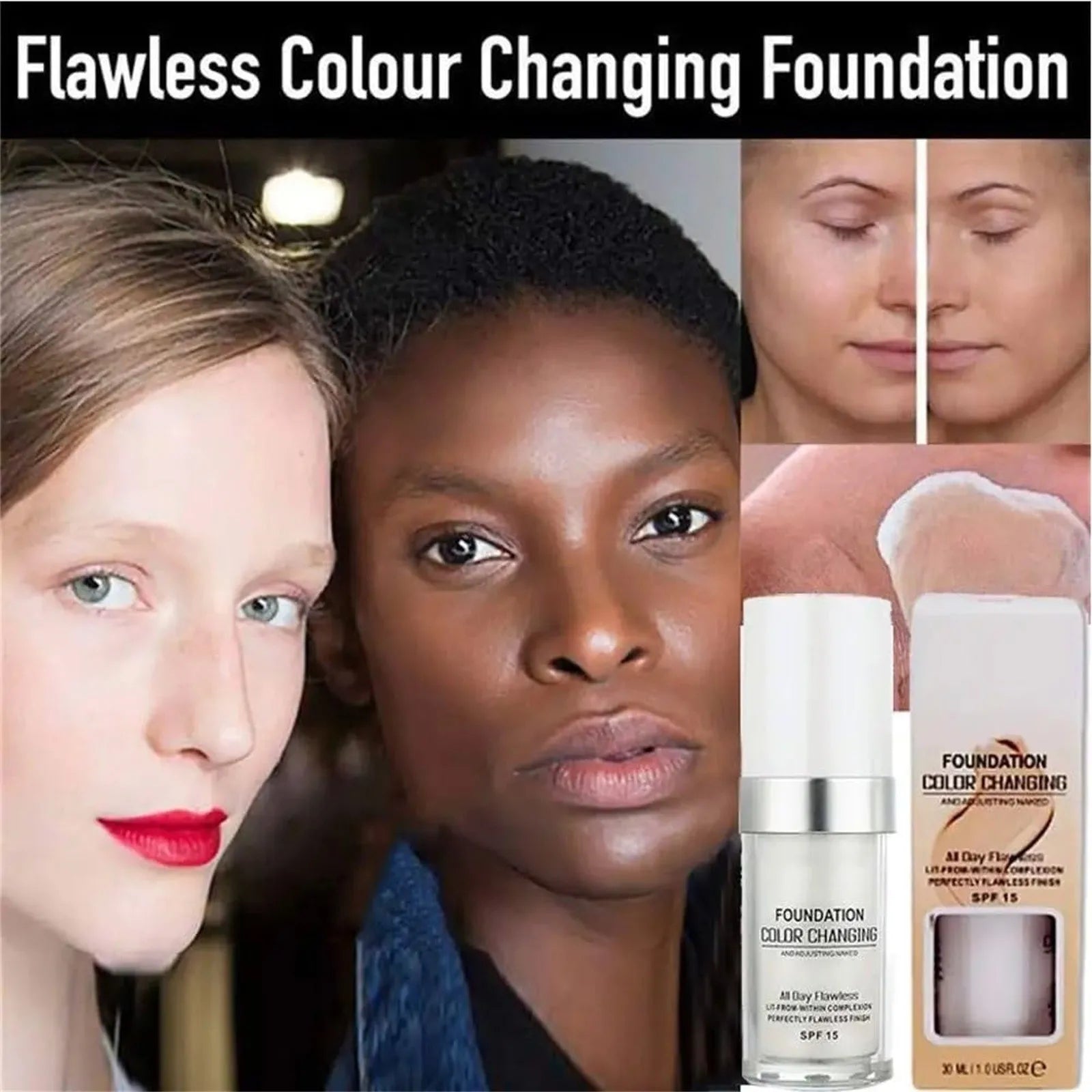 1+1 Gratis | ConcealerX™ | Farbwechselnde Foundation für makellose Haut
