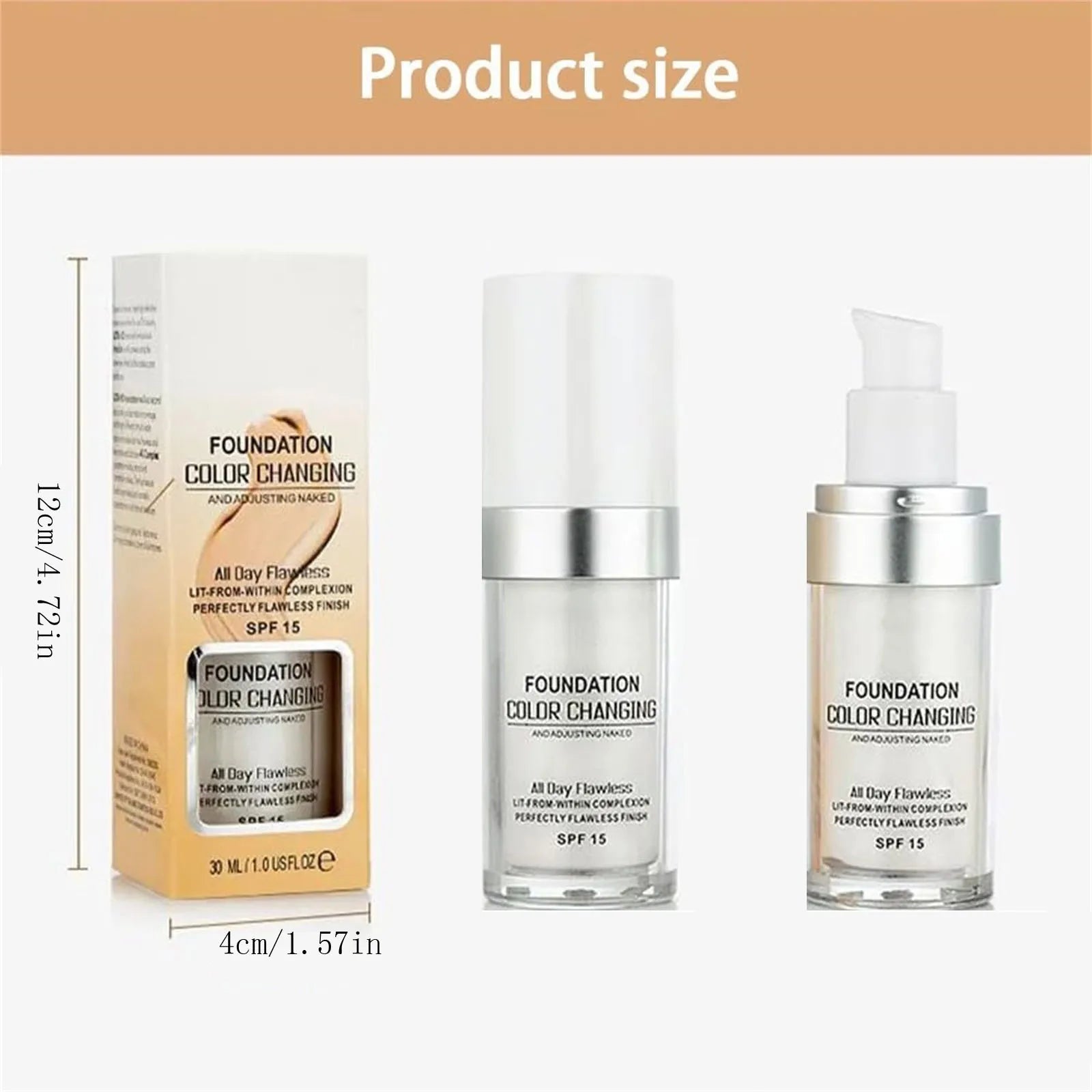 1+1 Gratis | ConcealerX™ | Farbwechselnde Foundation für makellose Haut