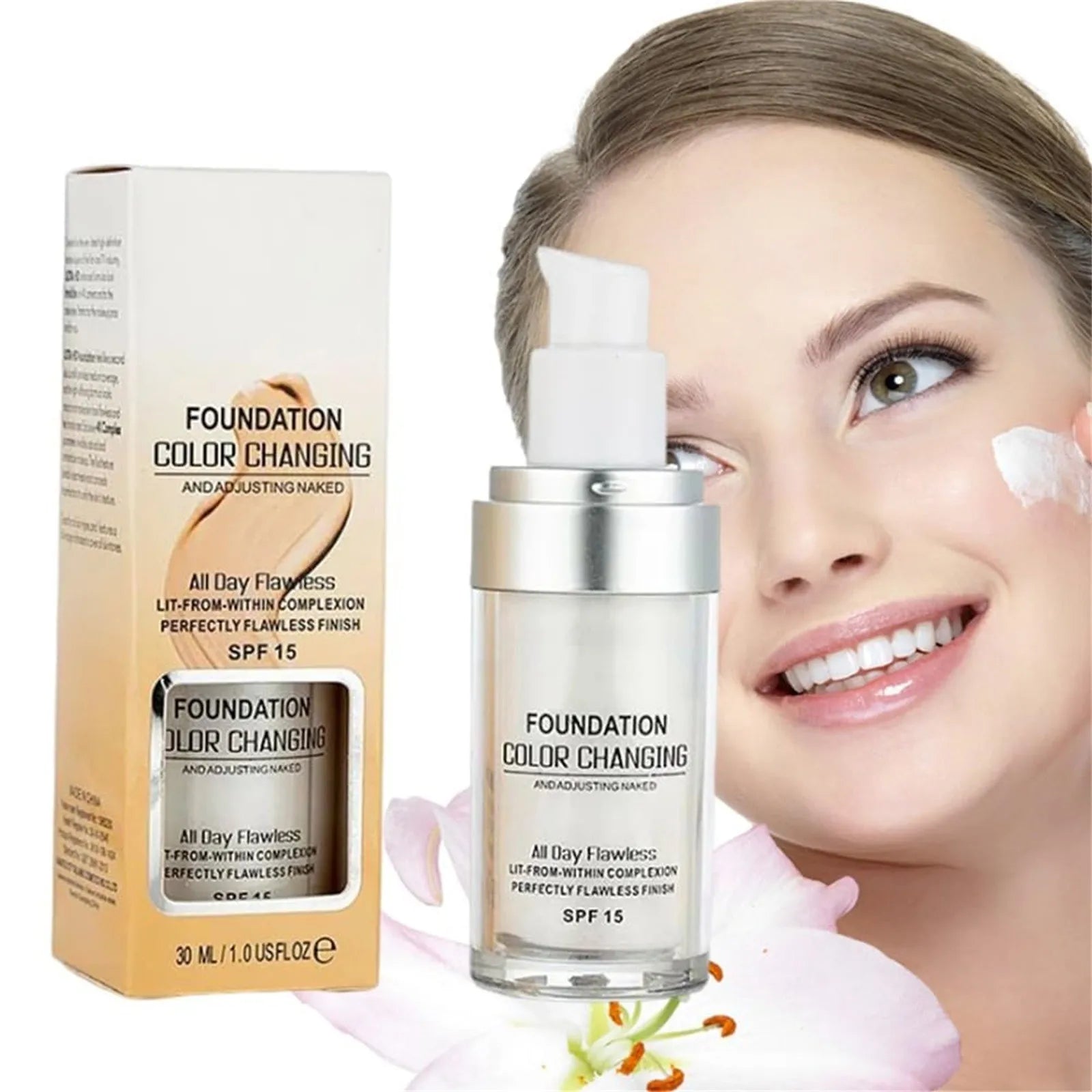 1+1 Gratis | ConcealerX™ | Farbwechselnde Foundation für makellose Haut