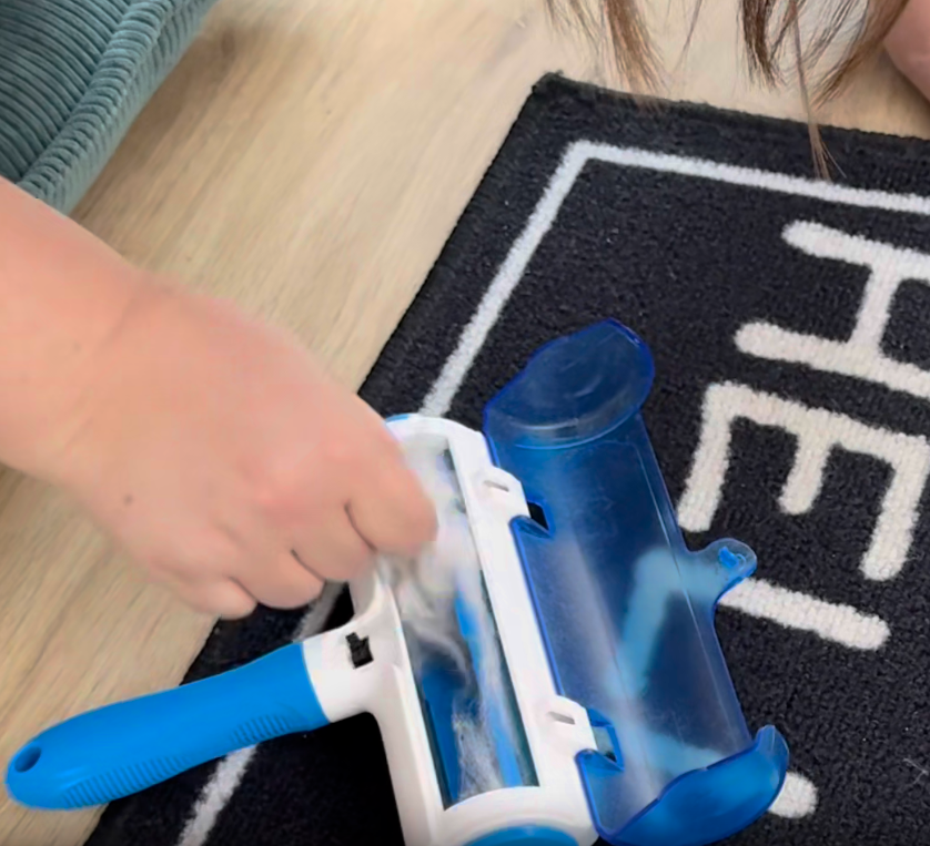 1+1 Gratis | Wiederverwendbare Fellrolle | Schnelle Reinigung für Couch, Teppich & Mehr