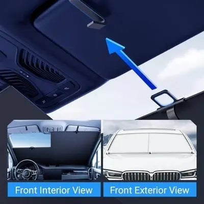 SunDrop™ | Selbsteinziehender Sonnenschutz fürs Auto – Mit Hitzeschild & schneller Abkühlfunktion