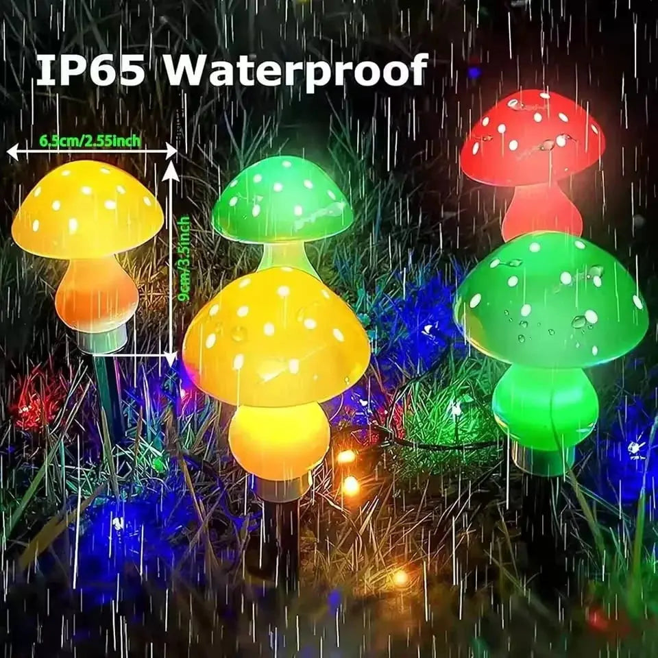 GlowShroom™  | Solar-Gartenleuchten Pilzform – Verwandeln Außenbereiche in ein Märchenland