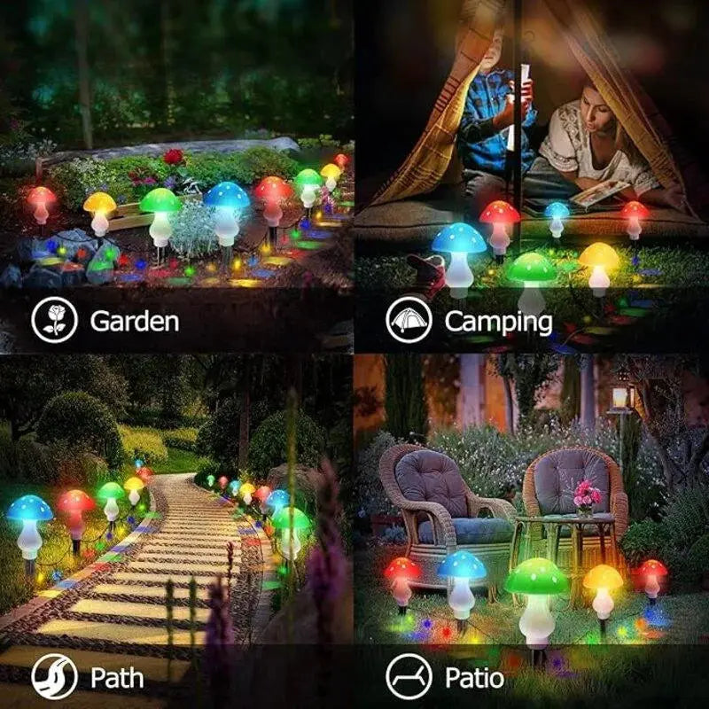 GlowShroom™  | Solar-Gartenleuchten Pilzform – Verwandeln Außenbereiche in ein Märchenland
