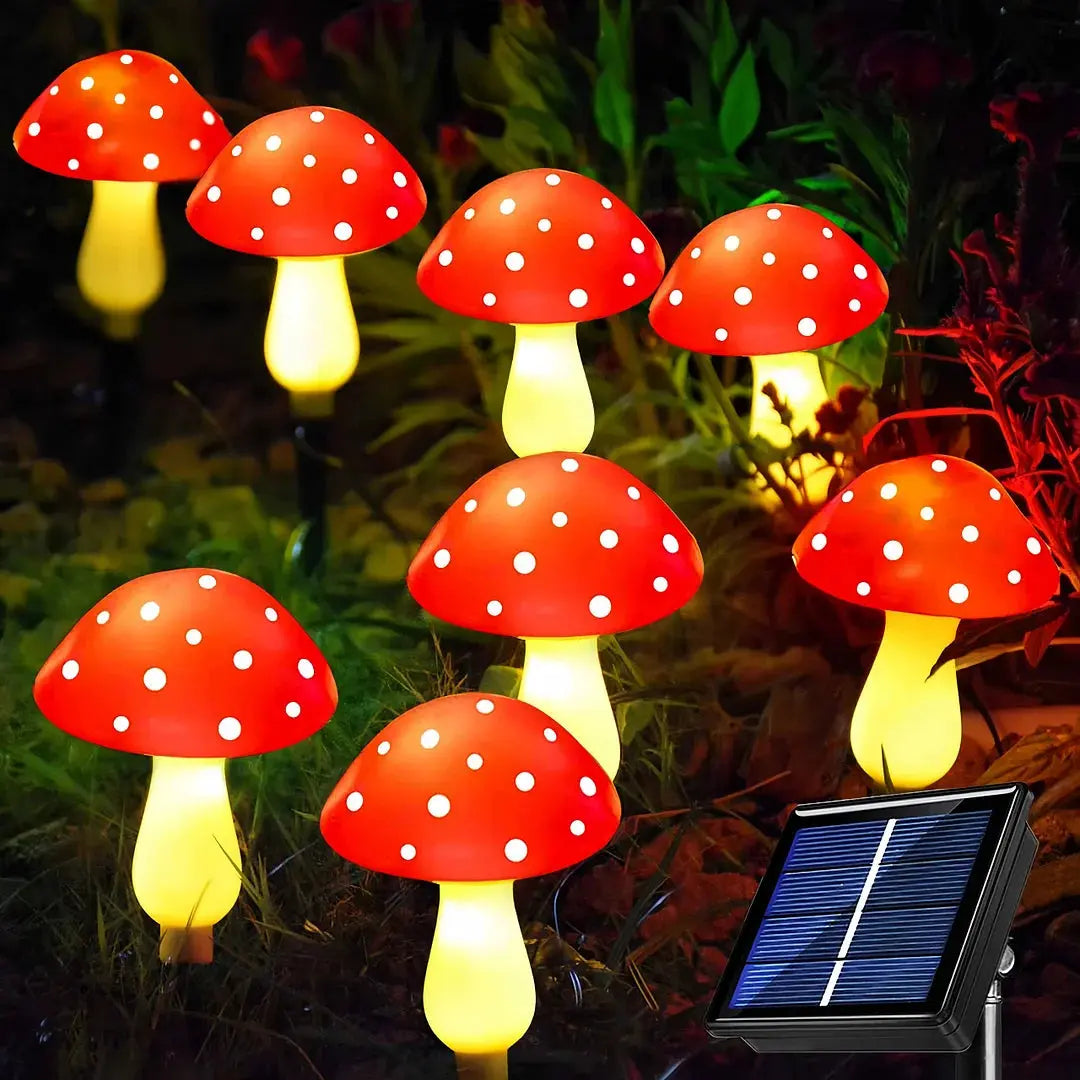 GlowShroom™  | Solar-Gartenleuchten Pilzform – Verwandeln Außenbereiche in ein Märchenland
