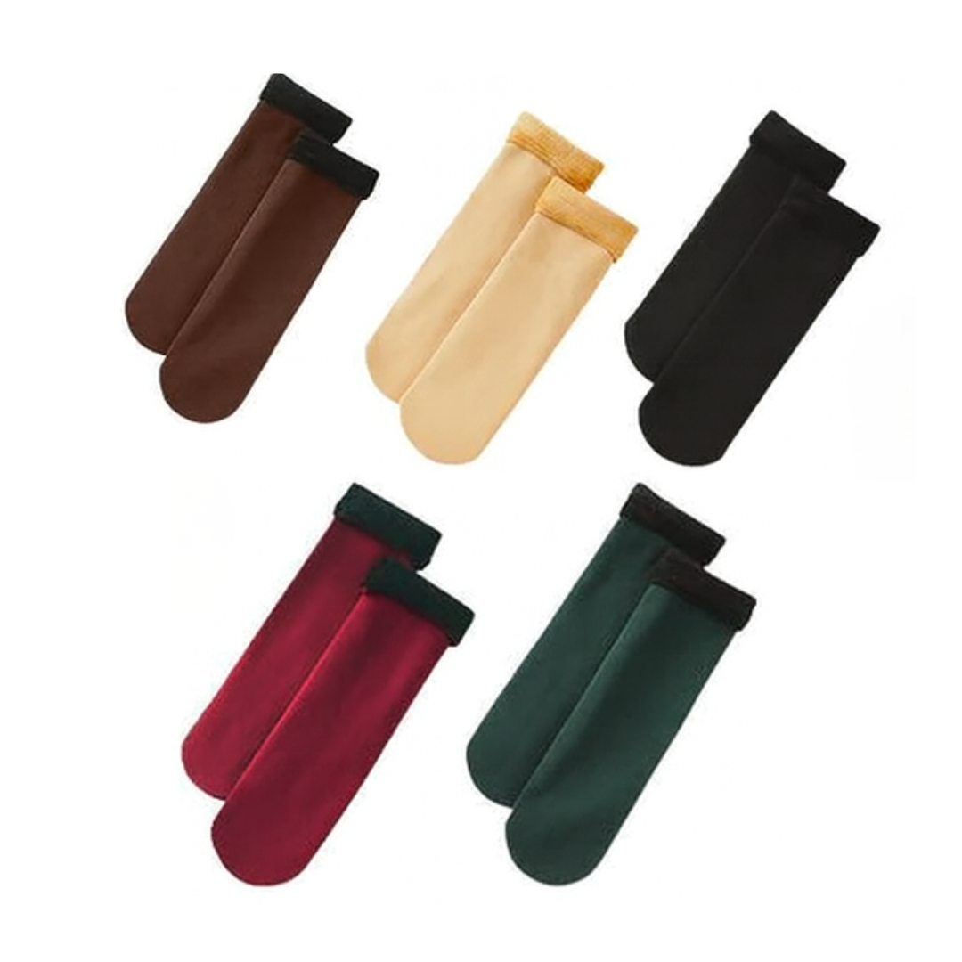 2+3 GRATIS | CozyFeet™ | Gefütterte Schneesocken mit Plüsch-Innenfutter