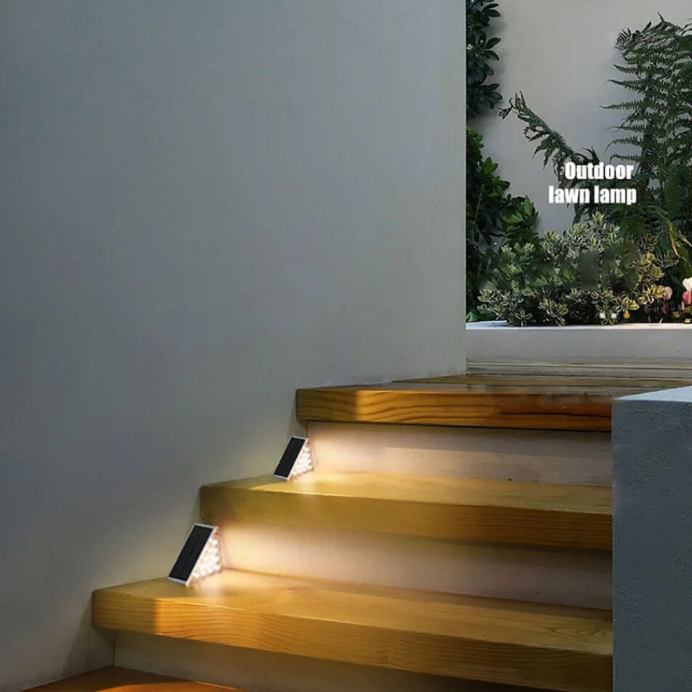 1+1 GRATIS | GlowSteps™ | Erhellt eure Nächte mit diesen Treppenlichtern für den Außenbereich!
