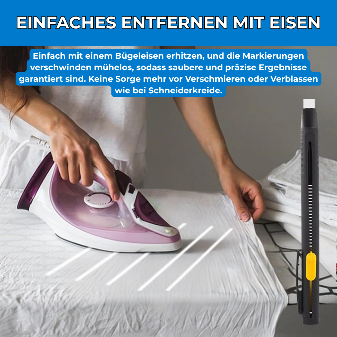 SewMark™ | Mit Hitze entfernbarer Stoffmarker